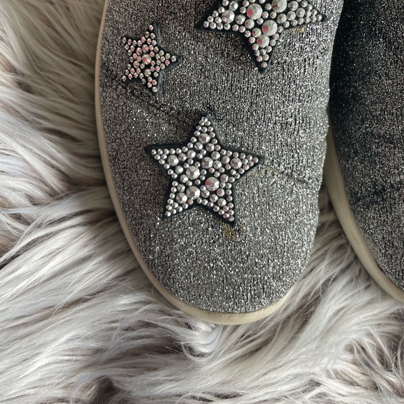 Giuseppe Zanotti Silver Glitter Alena Star Sneakers - Picture 8 of 9